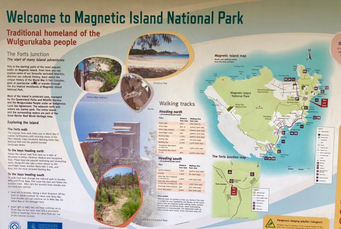 sign Magnetic Island map