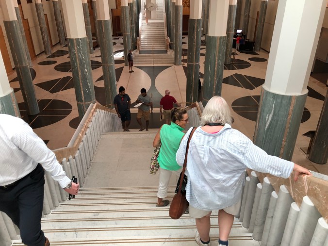 Staircase columns are trees